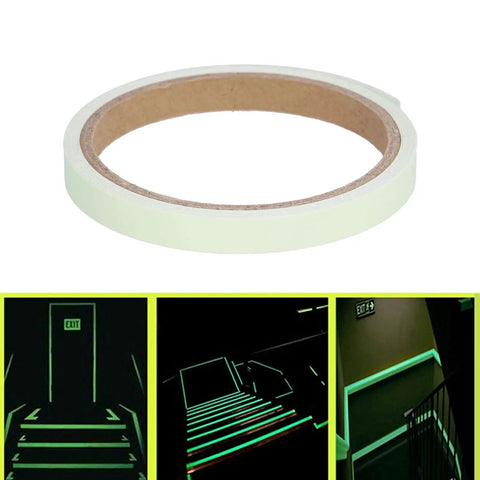 Game Changing Long Lasting Glow In Dark Safety Tape For Emergency Exit Paths And Stair Marking Heavy Duty Self Adhesive Pvc Warning Strips For Industrial Zones And Slick Diy Creations