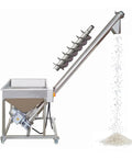 Heavy Duty Screw Conveyor Machine With Spiral Feeder And Bucket Conveyor Inclined Type For Powder Materials Auger Hopper Loader