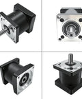 Planetary Gearbox 50 To 1 Reduction With 86Mm Flange And 16Mm Output Shaft, 3000 Rpm Speed Reducer For 14Mm Input Shaft