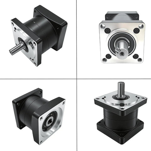 Planetary Gearbox 50 To 1 Reduction With 86Mm Flange And 16Mm Output Shaft, 3000 Rpm Speed Reducer For 14Mm Input Shaft