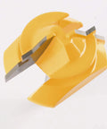 Heavy Duty Pro Grade Carbide Lock Miter Router Bit 45 Degree Cut 3/4 Inch Cutting Height 1/4 Inch Shank Built Tough
