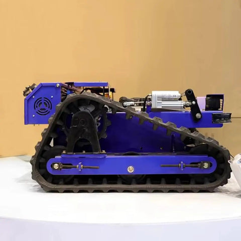 Side view of a Versatile Lawn Mower Workhorse For Park Community And Home Use With Manual And Electric Options Grass Cutting Machine