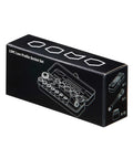 Box of 2-In-1 1/4 Inch Drive Quick Release Ratchet Set with 72-Tooth Ratchet, SAE and Metric Sockets, Flex Locking Head