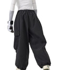 Baggy Snow Pants for Women and Men Insulated Snowboarding Trousers Waterproof Windproof Outdoor Gear Black Loose Fit