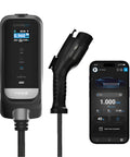 40A Level 2 EV Charger for Home 240V Smart Charging With Adjustable Amps 8A to 40A App Control J1772 Connector shown