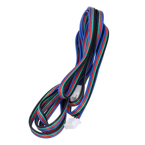 Boss Grade Motor Extension Cord Male To Female XH254 4P Connector Two Meter Extruder Cable for RC Drone application, colorful wires.