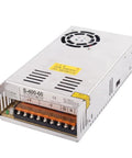 Beefy 400W 60V Switching Power Supply SMPS High Efficiency 6.7A Output For Industrial DIY Projects And Electronics Isolation Ready With Stable Voltage And Wide Output Options, silver metal casing