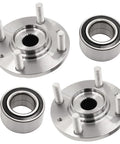 Wheel Hub And Bearing Front Set 2X For Mitsubishi Lancer 2.0L 2002 2003 2004 2005 2006 Front Left And Right Replacement Assembly