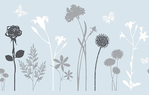 Floral design for Premium Privacy Window Film Blossom Static Cling Roll 17x59 Inches.