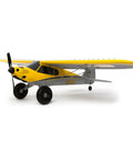 Carbon Cub S 2 1.3m RC Airplane BNF Basic With SAFE Technology, yellow and gray finish, 1.3m wingspan, side view