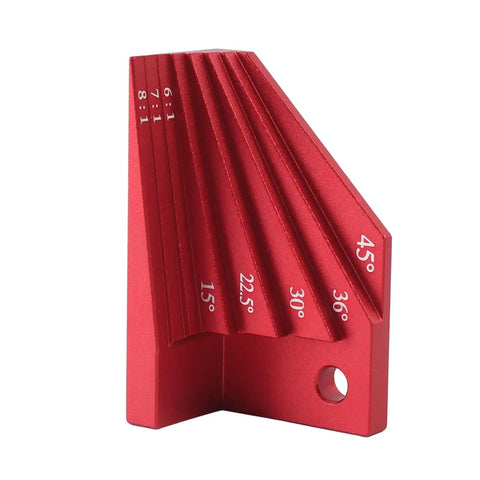 Bevel Gauge Block For Woodworking Universal Miter Angle Finder With 15 To 45 Degree Presets Dual Purpose Bevel Tool