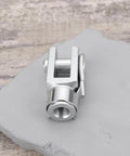 Heavy Duty Quick Release Clevis With Spring Pin For Air Cylinder Rods 5 16 UNF Right Hand Female Thread Universal Fitment