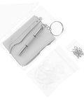 All In One Eyeglasses Repair Kit With Silicone Nose Pads, Mini Screwdrivers, Tweezers And Tiny Screws For Quick Eyewear Fixes