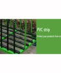 Super Heavy Rolling Storage Cart, Multi Level Tool Organizer with PVC strip for scratch protection on solid steel shelves.
