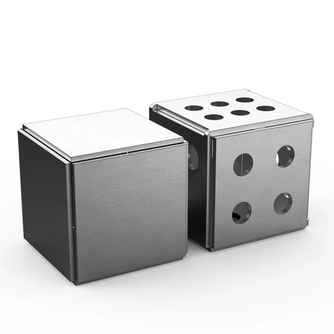 Welding Practice Kit For Beginners Two Piece Cube And Dice Coupons For MIG TIG Arc Training Durable Steel Coupons Side Length Two Point Three Six Inch