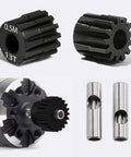 0.5Mod Pinion Gear Set 13T To 27T Hardened Steel 3.175mm Bore With 2.3mm Adapter For ARRMA Typhon Mojave Granite Losi RC Cars