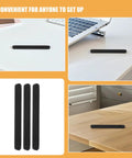 12 Piece Bottom Mount Plastic Drawer Slides Set For Dressers And Cabinets on table showing installation ease