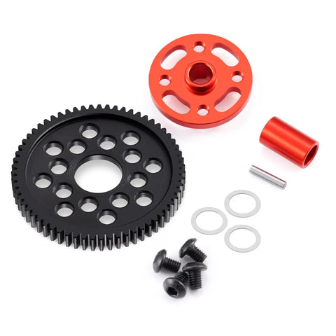Steel Spur Gear Set 63T 64T 66T 71T Beefed Up High Speed Gear Set For TT02 Series One Tenth Scale RC Cars accessories