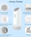 Ultra Compact Portable Bidet With High Pressure Water Spray Rechargeable Electric Travel Bidet, BPA-free, water-resistant design