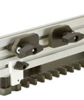 Pro Grade Half Blind Dovetail Jig For Router Table with dual clamps, sturdy base, and precision stop features for woodworking.