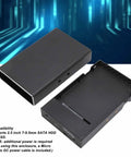 Heavy Duty 2 Bay Sata Raid Enclosure supports 2.5 inch drives via USB 3.1 Type C, showing external casing design.