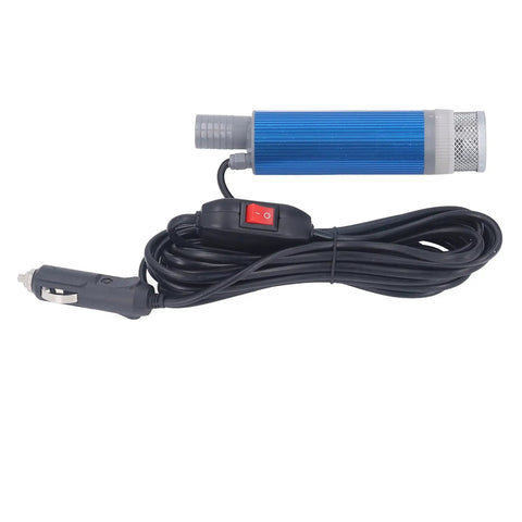 Jiawu 12V Electric Oil Transfer Pump For Construction Machinery. Features Fast Stainless Steel Build, Integrated Filter, Durable Seals, And Powerful Motor. High Flow Rate At 12 Liters Per Minute. Quiet Operation. Perfect For Diesel Fuel, Hydraulic Fluid,