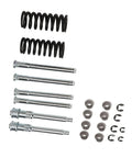 Door Hinge Repair Kit For Chevy S10 S15 Sonoma Jimmy Bravada Trucks Beefy Metal Hinge Pin Tool With Spring Replacement Pin And Bushing Repair Kit For Front And Rear Doors Keeps Your Ride Opening Smooth And Quiet. metal pins, springs, bushings on white
