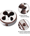 Pro Grade M10 X 1.25 Tap And Die Set For Metalworking, High Speed Steel HSS6542, showing close-up of round die and features