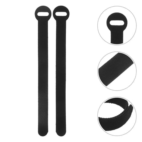 Super Solid 100 Piece Pack Of Self Adhesive Nylon Cable Ties With Cute Round Heads, featuring strong black ties for organizing.