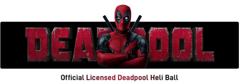 Official World Tech Toys Deadpool Motion Sensing Flying Ball And Helicopter Toy Hands Free Control For Indoor And Outdoor Play