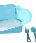 Grab And Go Self Contained Mess Kit With BPA Free Construction And All In One Eating Utensils For Hiking Camping Backpacking Travel