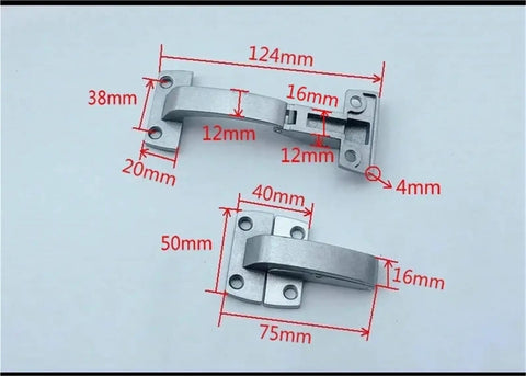 2 Piece Top Shelf Zinc Alloy Flip Over Cabinet Door Hinge With Elastic Design For Rock Solid Heavy Duty Wood Furniture Mount and detailed measurements