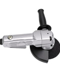 Heavy Duty Pneumatic Angle Grinder 5 Inch Featuring Lightweight Composite Grip for efficient cutting and polishing.