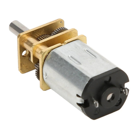 3V Micro Geared DC Motor With Metal Gearbox Tiny Deceleration Gear Reduction High Torque Low Noise For RC Cars Robots DIY Projects 50 RPM Small Gear Motor