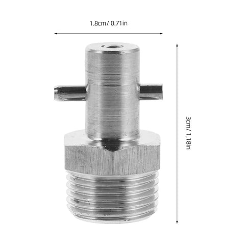 Built Tough Hydraulic Grease Gun Needle Fitting Stainless Steel 3 Piece Set Zerk Nipples Compatible With Trucks And Heavy Machinery High Pressure Performance Effortless Install Easy Grip Quick Change Parts To Save Time On Work. 3cm stainless steel fitting