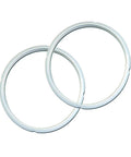 Two Pack Replacement Sealing Rings For Mini 3 Quart Electric Pressure Cooker Inner Pot Clear Non Toxic BPA Free For Quick Sealing