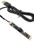 8MP USB Camera Module With Microphone For Laser Engravers And PCs, Plug And Play UVC Webcam Board, wide angle view, USB cable