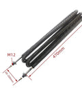 Heavy Duty 4000W Round Fin Heater With Spiral Heating Element And Hella Durable Stainless Steel Build For Ovens And Electric Stoves Delivering Serious Hot Air Performance Daily, detailed view showing spiral design dimensions.