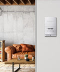 Heat Only Thermostat For Central Gas Or Oil Heating With Quiet Switching And Mercury Free Design, Two Wire Install