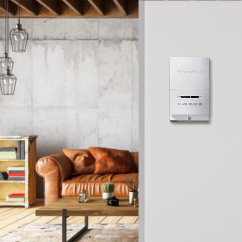 Heat Only Thermostat For Central Gas Or Oil Heating With Quiet Switching And Mercury Free Design, Two Wire Install