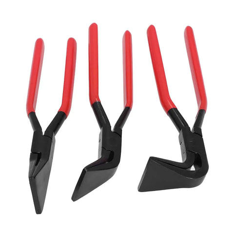 Beefy Heavy Duty Metal Bending Pliers Hand Seamer with three jaw sizes for precise bending of sheet metal in automotive and HVAC projects