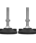 Adjustable Round Nylon Leveling Feet For Heavy Duty Furniture And Machinery Anti Slip Glide Mount 200kg Load Capacity 100mm Adjustable Height