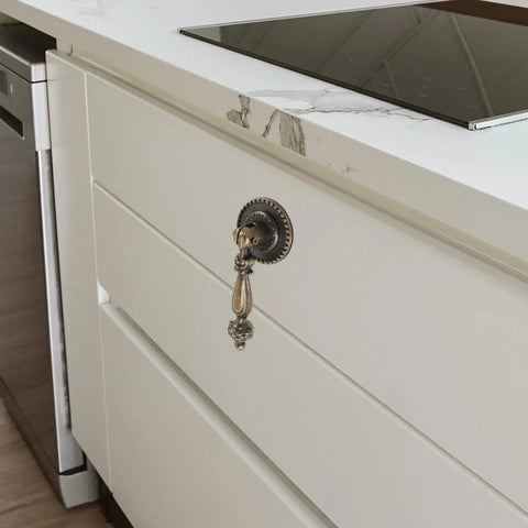 Vintage Cabinet Knobs With Sturdy Heavy Duty Drawer Pulls For Dressers And Interior Doors Hella Durable Hardware For An Instant Room Glow Up Easy Mount Two Pack on modern kitchen cabinet.