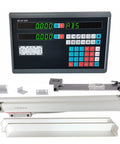 Heavy Duty Digital Caliper Kit For Lathes And Mills Built Like A Tank with digital readout and mounting brackets.