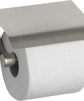 Loure Covered Toilet Tissue Holder in Brushed Nickel Finish for Your Bathroom, Built Tough Metal Construction, Tarnish Resistant