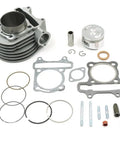 Gy6 150Cc Cylinder Kit With Piston For 152QMI 157QMJ 4 Stroke Engines Fits Taotao Jonway ZNEN Roketa Moped Go Kart ATV