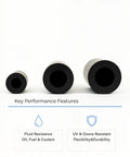 Top Notch High Performance Silicone Vacuum Hose Kit 4Mm I D Max 150 Psi Ultra High Temp Resistant Tubing For Automotive Turbo Engine And Air Intake With 10ft Length To Upgrade Your Vibe, 4mm silicone hose cut ends