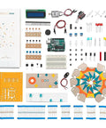 All In One Hands On Electronics Starter Kit With 12 DIY Projects Full Components And English Project Book layout
