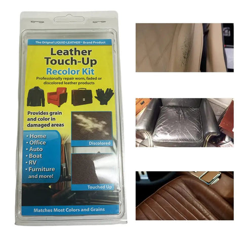 Leather Repair Kit That Fixes Cracks Tears Burns And Scuffs Like A Pro With Color Matching Quick Fix For All Leather Surfaces