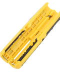 ZPSHYD Automatic Pen Type Wire Stripper Pliers Multifunctional Tool For Automotive Electrical Projects in yellow ABS material.